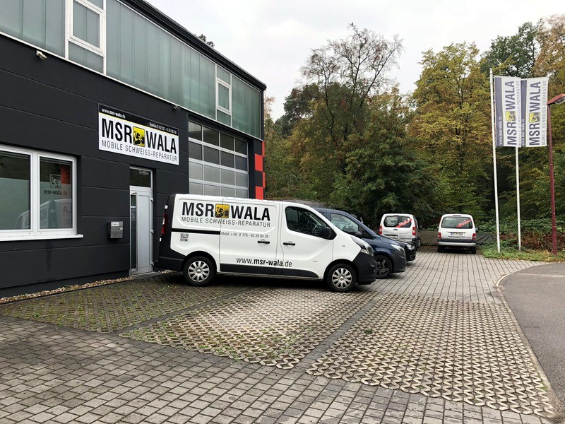 Schweissreparatur an Presse